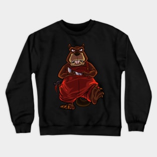 Monster animals - Horror knife beaver Crewneck Sweatshirt